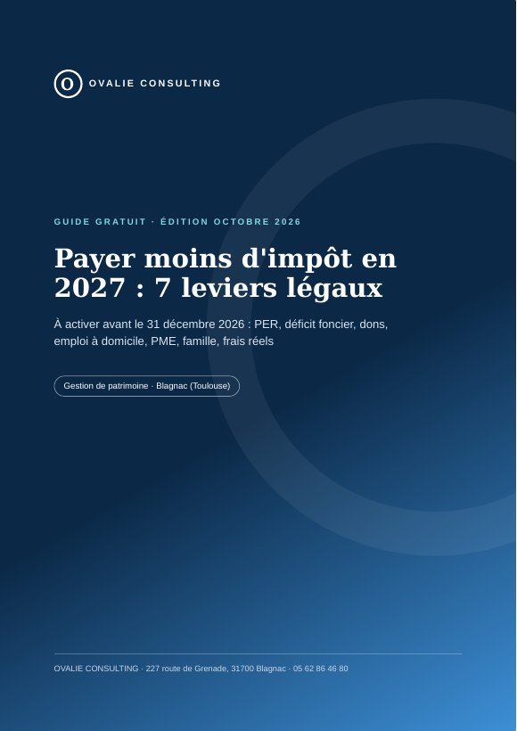 Couverture du guide Payer moins d'impôt en 2027 : 7 leviers légaux